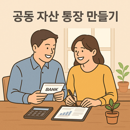 공동 자산 통장 만들기